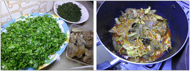 Afang soup Ingredients