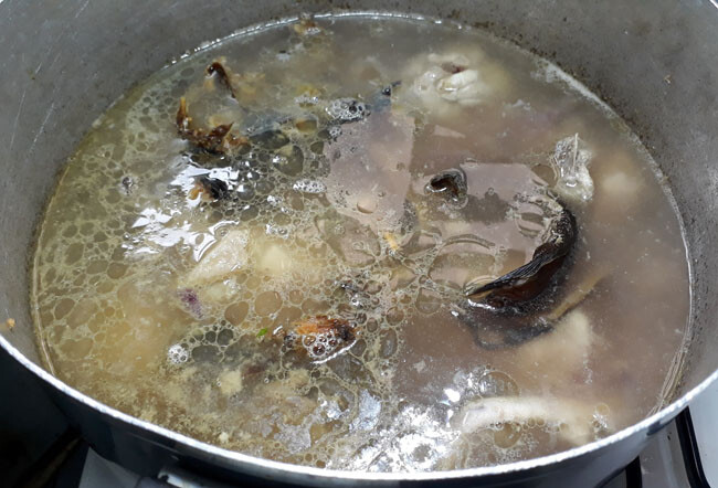 cooking white soup